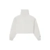 HIGH NECK MOCK Crew Blanco CREMA
