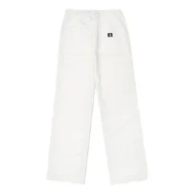 Ir a Pantalones de tela de pierna recta Tallas asiáticas «Blanco»