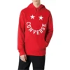 Jersey con estampado gráfico para hombre en rojo universitario