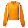 Jersey de cuello redondo con costuras en contraste de la serie Capsule, color naranja