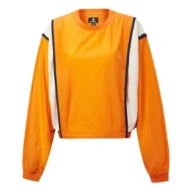 Jersey de cuello redondo con costuras en contraste de la serie Capsule, color naranja