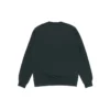 Jersey de cuello redondo con logo deportivo casual Converse para hombre, negro oscuro