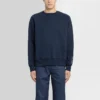 Jersey de cuello redondo de punto deportivo de color liso para hombre Converse x Kim Jones, azul marino
