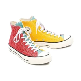JW Anderson x Chuck 70 Hi «Glitter Pack – Cherry Sulphur»