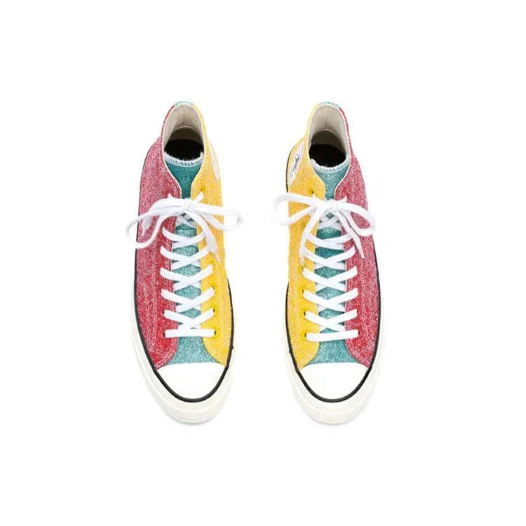 JW Anderson x Chuck 70 Hi «Glitter Pack – Cherry Sulphur» JW Anderson x Chuck 70 Hi «Glitter Pack – Cherry Sulphur»