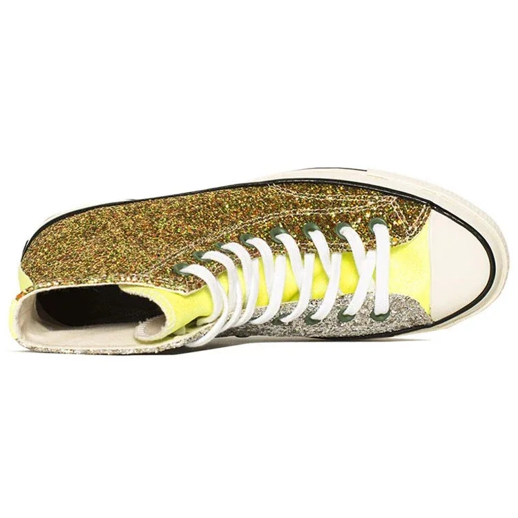 JW Anderson x Chuck 70 High «Glitter Pack – Gold Silver» JW Anderson x Chuck 70 High «Glitter Pack – Gold Silver»