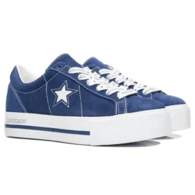 MadeMe x One Star Platform Suede Ox «Medieval Blue»