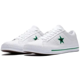 One Star de piel de buey Blanco/Verde Estilo original