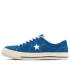 One Star J de gamuza «Azul y blanco»