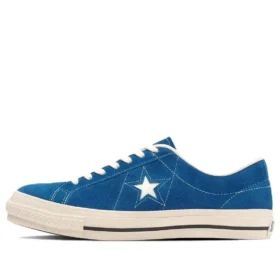 One Star J de gamuza «Azul y blanco»