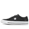 One Star Low Top de cuero «Black White»