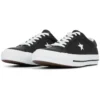 One Star Low Top de cuero «Black White»