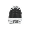 One Star Low Top de cuero «Black White»