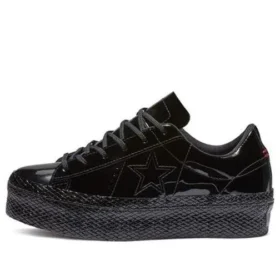 One Star Platform Ox «Patent Black»