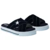 One Star Sandal Slip «Negro Blanco»
