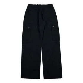 Pantalón cargo utilitario tejido Tallas asiáticas «Negro»