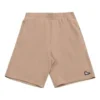Pantalón corto de felpa con parche Go-To Sneaker, tallas asiáticas, «Beige»