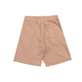 Pantalón corto de felpa con parche Go-To Sneaker, tallas asiáticas, «Beige» Pantalón corto de felpa con parche Go-To Sneaker, tallas asiáticas, «Beige»