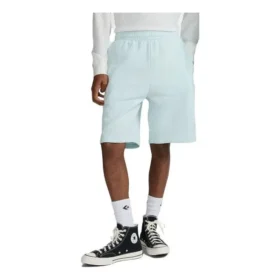 Pantalón corto de felpa Go-To con estrella bordada y diseño en forma de V, corte estándar, tallas asiáticas «Azul claro» Pantalón corto de felpa Go-To con estrella bordada y diseño en forma de V, corte estándar, tallas asiáticas «Azul claro»