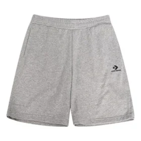 Pantalón corto de felpa Go-To Embroidered Star Chevron de ajuste estándar, tallas asiáticas, «Gris» Pantalón corto de felpa Go-To Embroidered Star Chevron de ajuste estándar, tallas asiáticas, «Gris»
