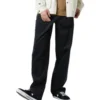 Pantalón de pana Tallas asiáticas «Negro»