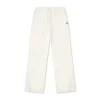 Pantalón de punto con bajo abierto, tallas asiáticas, «Egret»