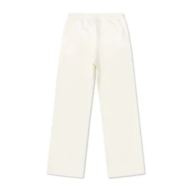 Pantalón de punto con bajo abierto, tallas asiáticas, «Egret»