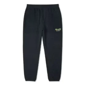 Pantalón jogger con gráfico de dibujos animados, tallas asiáticas, «Negro»