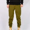 Pantalón jogger con logotipo Tallas asiáticas «Verde oliva»