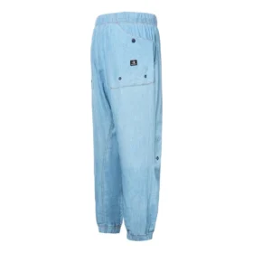 Pantalón jogger de cambray tejido de alta calidad, tallas asiáticas, «azul»