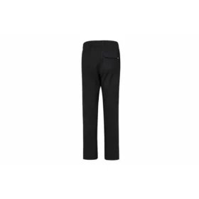 Pantalones casuales de cintura alta de color liso, tallas asiáticas «Negro»