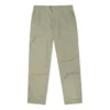 Pantalones casuales de hombre Converse de color liso, tejido y corte recto, gris claro y verde
