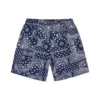 Pantalones cortos con estampado de cachemira Tallas asiáticas «Azul marino»