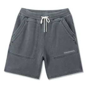 Pantalones cortos de felpa premium Tallas asiáticas «Gris»