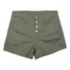 Pantalones cortos deportivos de cintura alta Tallas asiáticas «Olive Green»