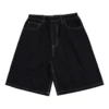 Pantalones cortos holgados de 5 bolsillos, tallas asiáticas «Negro»