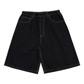Pantalones cortos holgados de 5 bolsillos, tallas asiáticas «Negro»