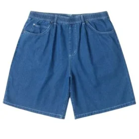 Pantalones cortos holgados de mezclilla de 9 pulgadas, talla asiática, «Lt Stone Wash»
