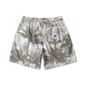 Pantalones cortos Palm Trees de 7″ Tallas asiáticas “Black Palm”