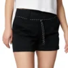 Pantalones cortos utilitarios de sarga, tallas asiáticas «Negro»
