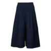 Pantalones culotte Tallas asiáticas «Azul marino»