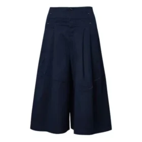 Pantalones culotte Tallas asiáticas «Azul marino»