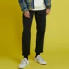 Pantalones de carpintero de cintura elástica, tallas asiáticas, «Negro»