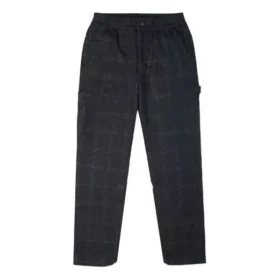 Pantalones de carpintero de lana a cuadros Tallas asiáticas «Black»