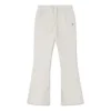 Pantalones de chándal acampanados con cordón Tallas asiáticas «Blanco»