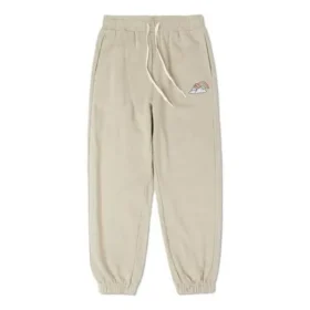 Pantalones de chándal con logotipo arcoíris, tallas asiáticas, «Beige»