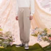 Pantalones de chándal con logotipo arcoíris, tallas asiáticas, «Beige»
