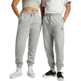 Pantalones de chándal de felpa Go-To Chuck Taylor All Star Patch de ajuste estándar, tallas asiáticas, «Gris»