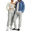 Pantalones de chándal de felpa Go-To Chuck Taylor All Star Patch de ajuste estándar, tallas asiáticas, «Gris»