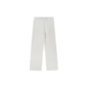 Pantalones de punto con logotipo, tallas asiáticas «Marfil»